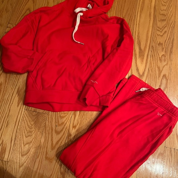 rag & bone Bright Red Women's Jogger Set - Picture 4 of 7